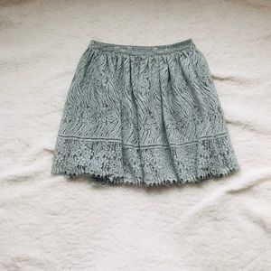 Xhilaration Teal skater skirt